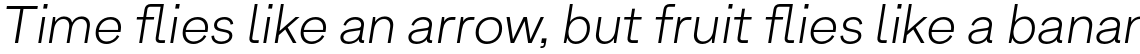 Armin Grotesk UltraLight Italic