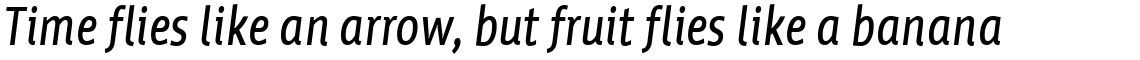 Werk Condensed Bold Italic