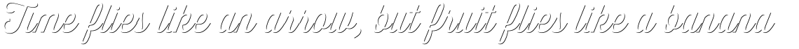 Thirsty Script Light Shadow