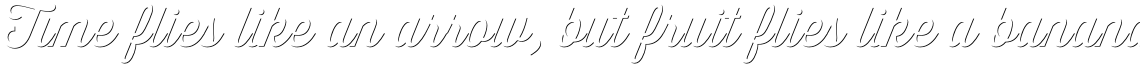 Thirsty Script Regular Shadow