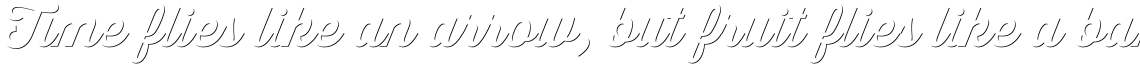 Thirsty Script Bold Shadow
