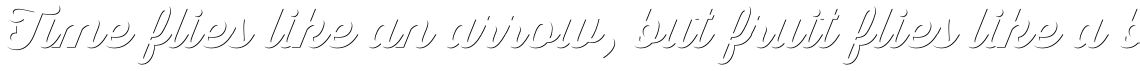 Thirsty Script Extra Bold Shadow