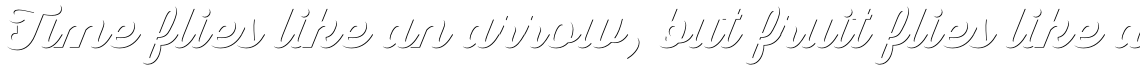 Thirsty Script Black Shadow
