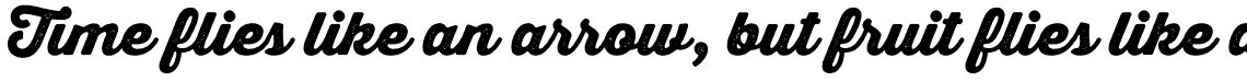 Thirsty Script Rough Black