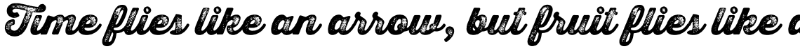 Thirsty Script Rough Black Three
