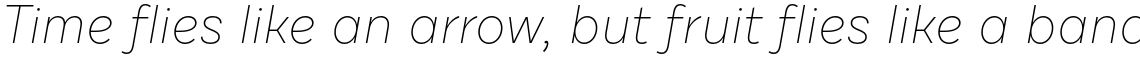 Draft C Thin Italic
