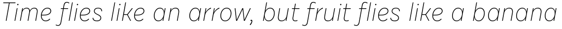 Draft D Thin Italic