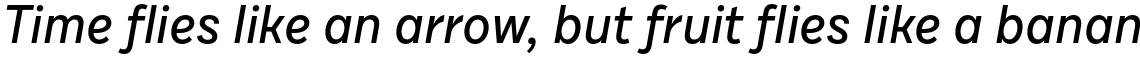 Draft D Medium Italic