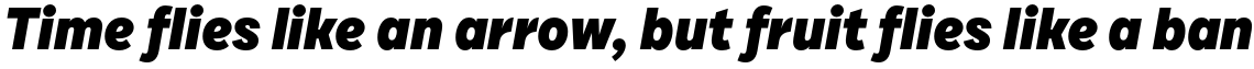 Draft D Black Italic