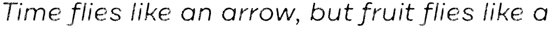 Draft Natural A Regular Italic