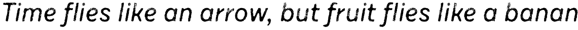 Draft Natural D Medium Italic