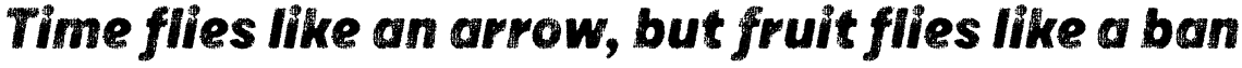 Draft Natural D Black Italic