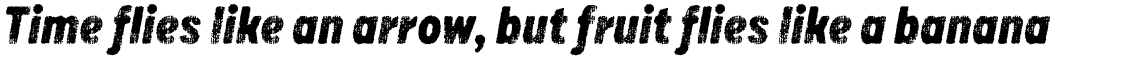 Draft Natural F Black Italic
