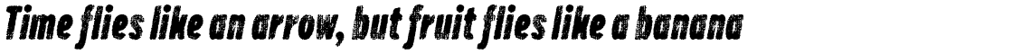 Draft Natural H Black Italic
