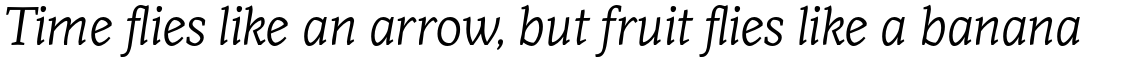 Monark Light Italic