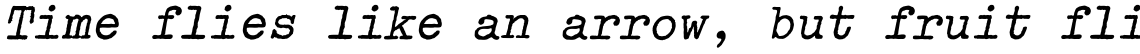 Old Typewriter Bold Oblique