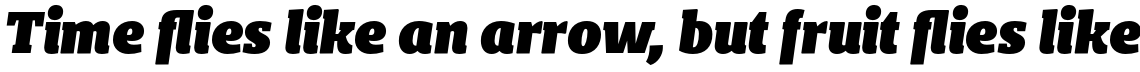 Bommer Slab Black Italic