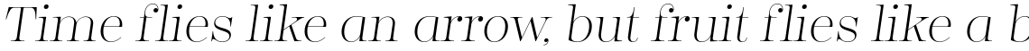 Encorpada Classic ExtraLight Italic