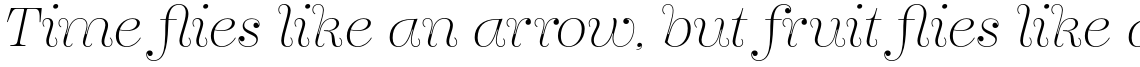 Encorpada Essential Extra Light Italic