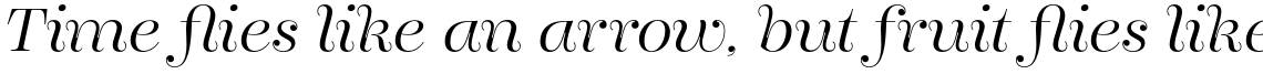 Encorpada Essential Light Italic
