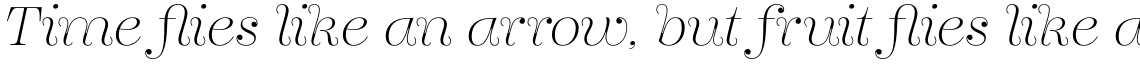 Encorpada Pro ExtraLight Italic