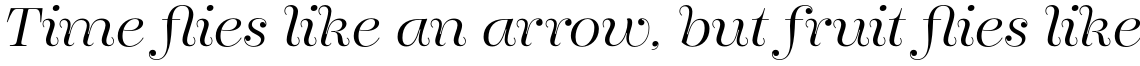 Encorpada Pro Light Italic