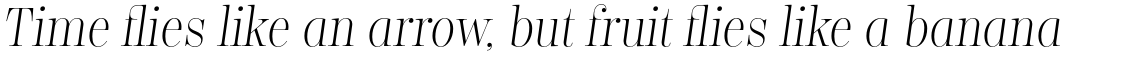 Encorpada Classic Condensed Light Italic