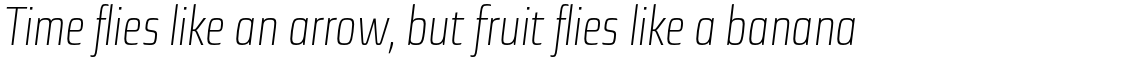 Sica Condensed ExtraLight Italic