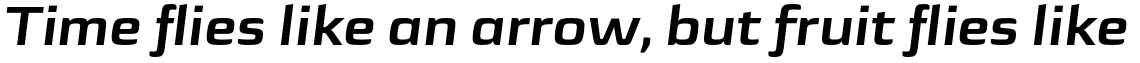 Sica Expanded Bold Italic