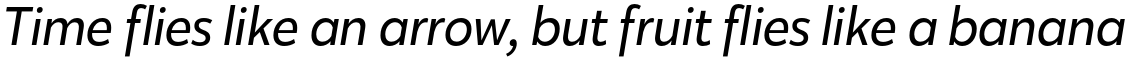 Karu Regular Italic