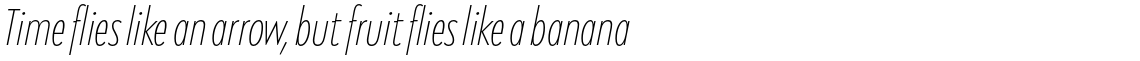 Klik Thin Condensed Italic