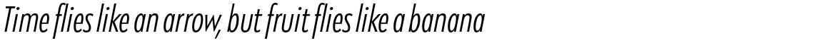 Klik Light Condensed Italic