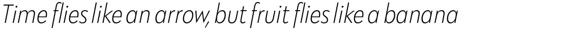 Klik ExtraLight Narrow Italic