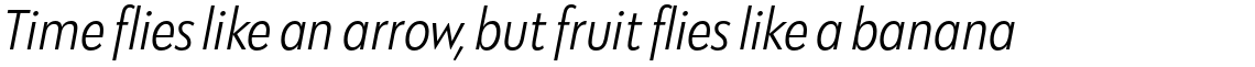 Klik Light Narrow Italic