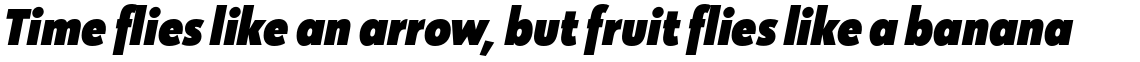 Klik Black Narrow Italic