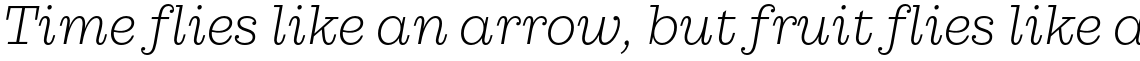 Lagom Extralight Italic