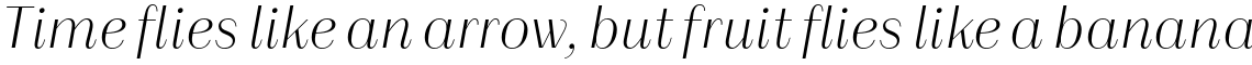 Alonzo Extralight Italic