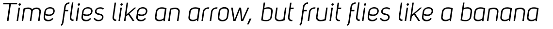 Uni Sans Book Italic