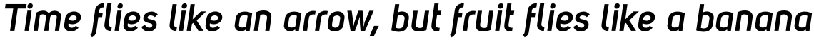 Uni Sans Semi Bold Italic