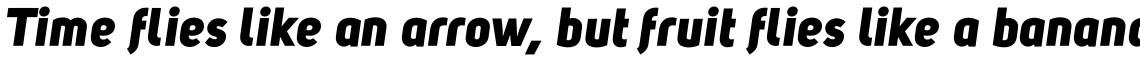 Uni Sans Heavy Italic