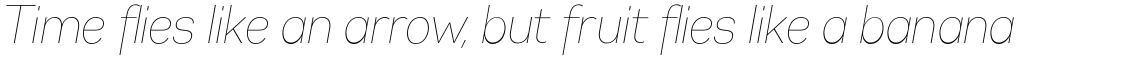Gabriel Sans Condensed Thin Italic