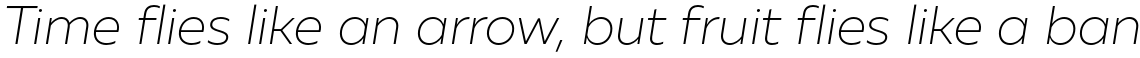 Muller Sans UltraLight Italic