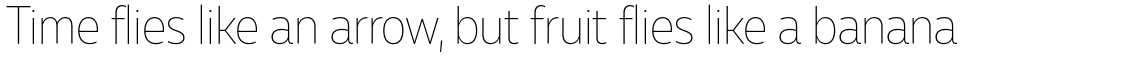 Muller Sans Narrow Thin