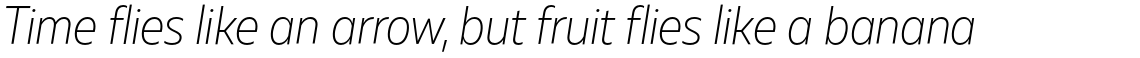 Muller Sans Narrow UltraLight Italic
