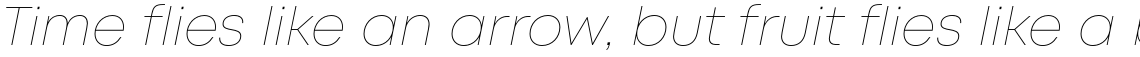 Mont Thin Italic