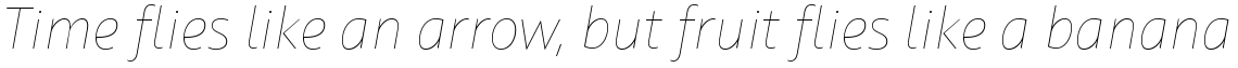 Squad Thin Italic