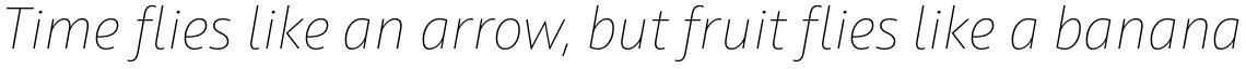 Squad ExtraLight Italic