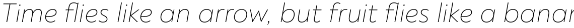 Noah Text UltraLight Italic