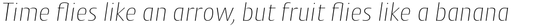 Cantiga Normal Ultra Light Italic