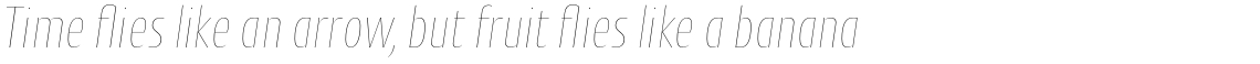 Cantiga Condensed Thin Italic